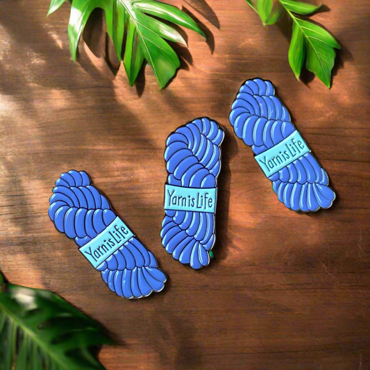 Yarn is Life Pin