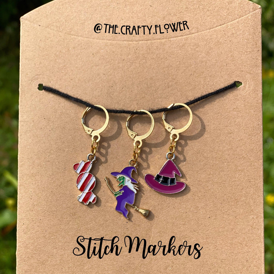 Witchy Stitch Markers Set (3)