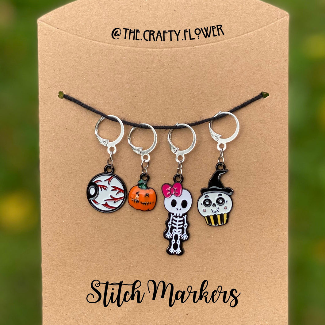 Halloween Pals Stitch Markers Set (4)