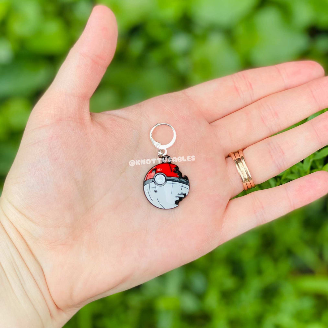 PokéBall Stitch Marker