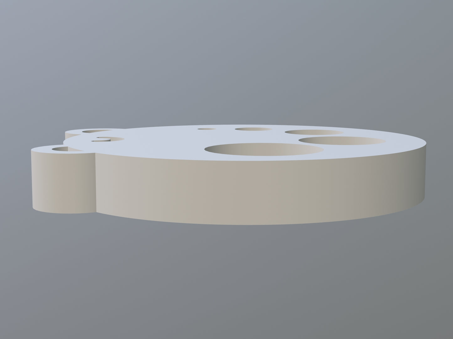 3D Printable Frog Safety Eye Gizmo (OBJ File)