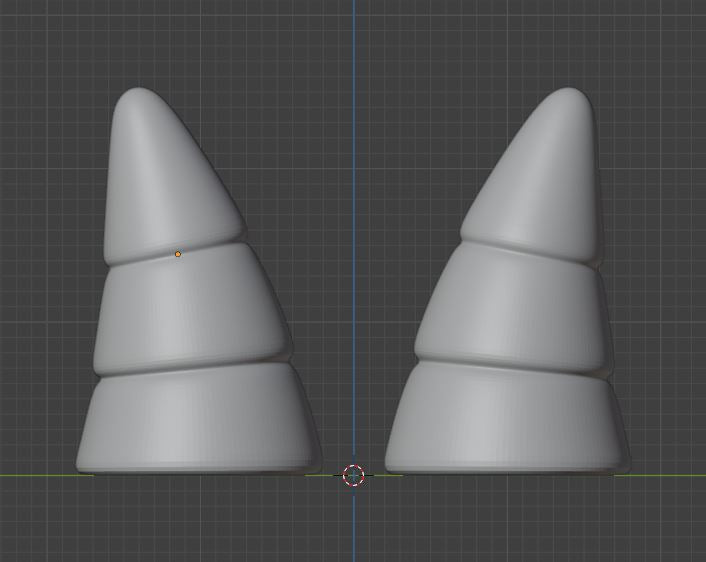 3D Printable Horn: Amigurumi Crochet Dragon Doll Accessory (OBJ File)