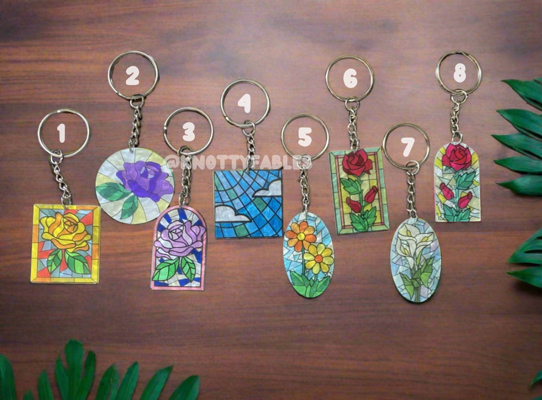 Stained Glass Keychain