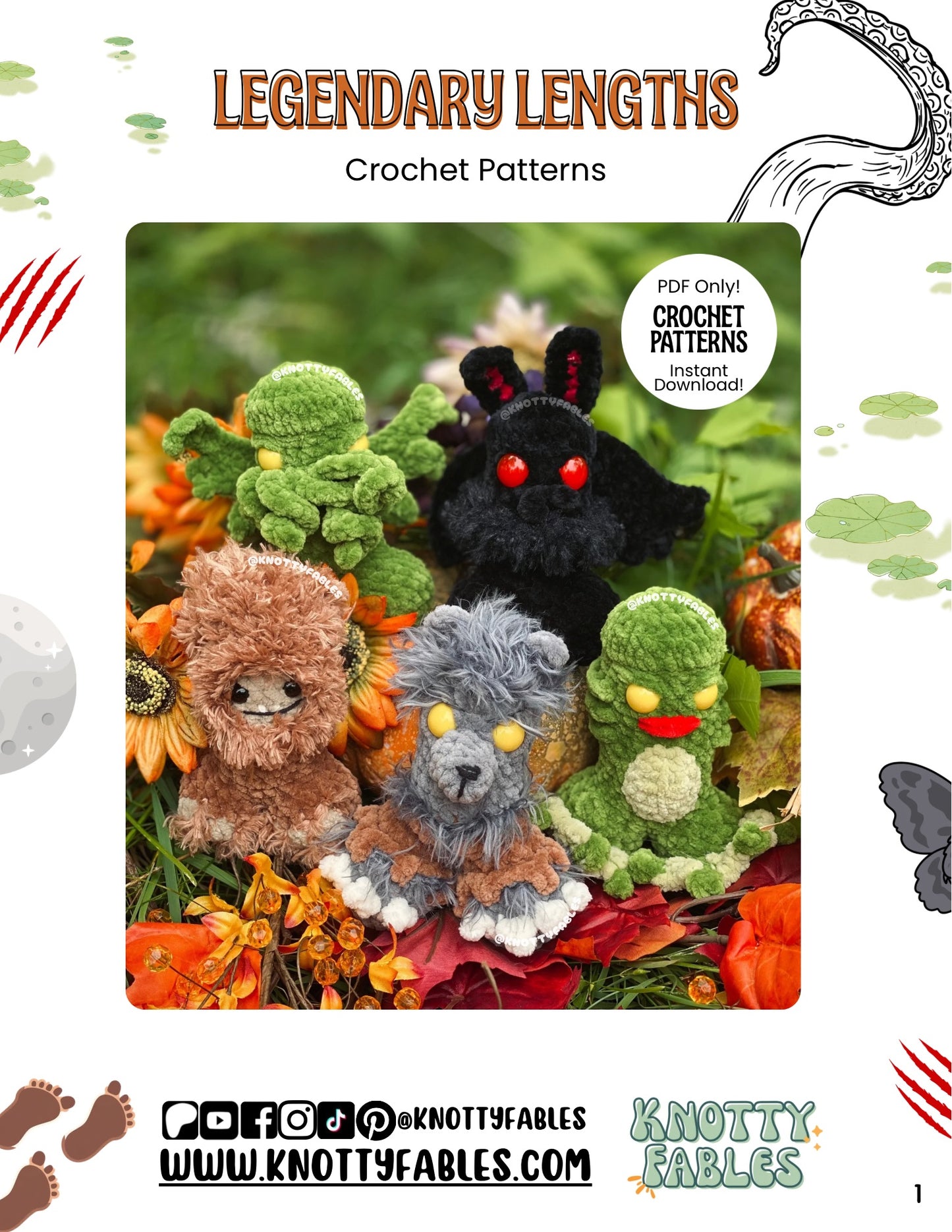 Legendary Lengths Crochet Patterns (PDF ONLY)