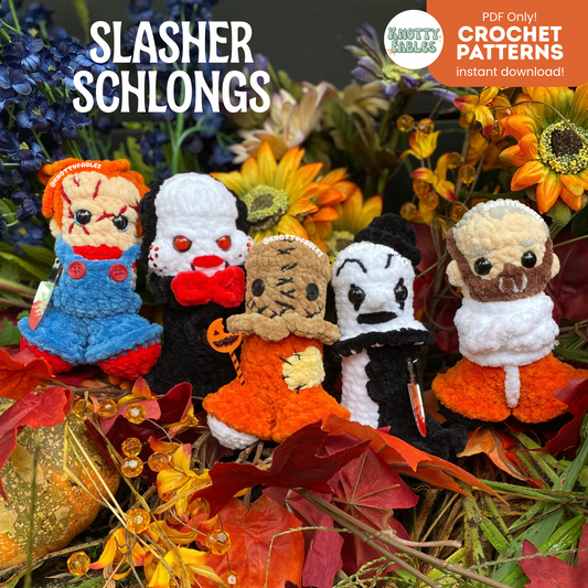 Slasher Schlongs Crochet Patterns (PDF ONLY)