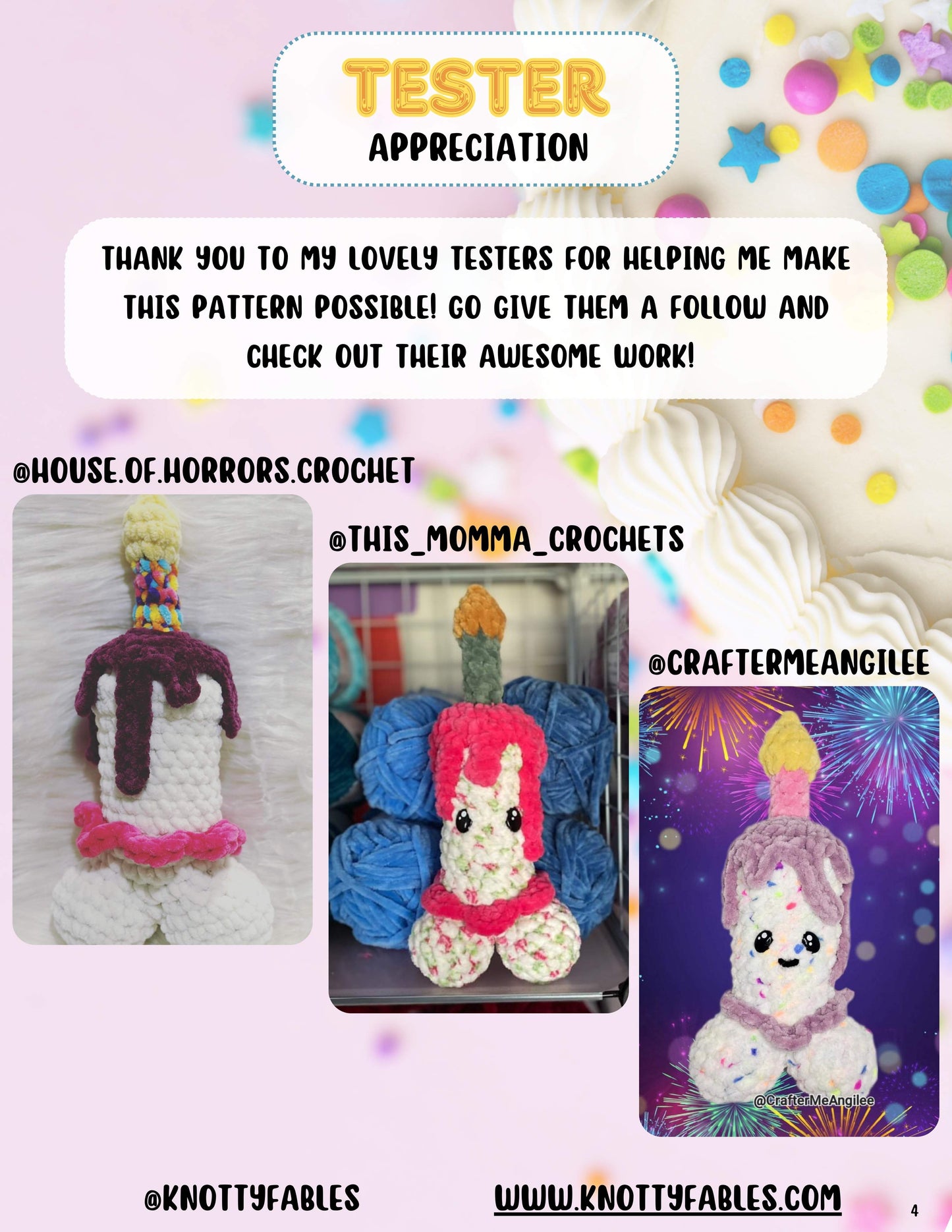 CakePop Cock Crochet Pattern (PDF ONLY)