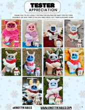 Load image into Gallery viewer, ASSpen the Cheeky Yeti Crochet Pattern (PDF ONLY)
