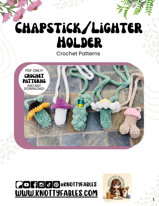 5-in-1 Chapstick/Lighter Crochet Patterns (PDF ONLY)