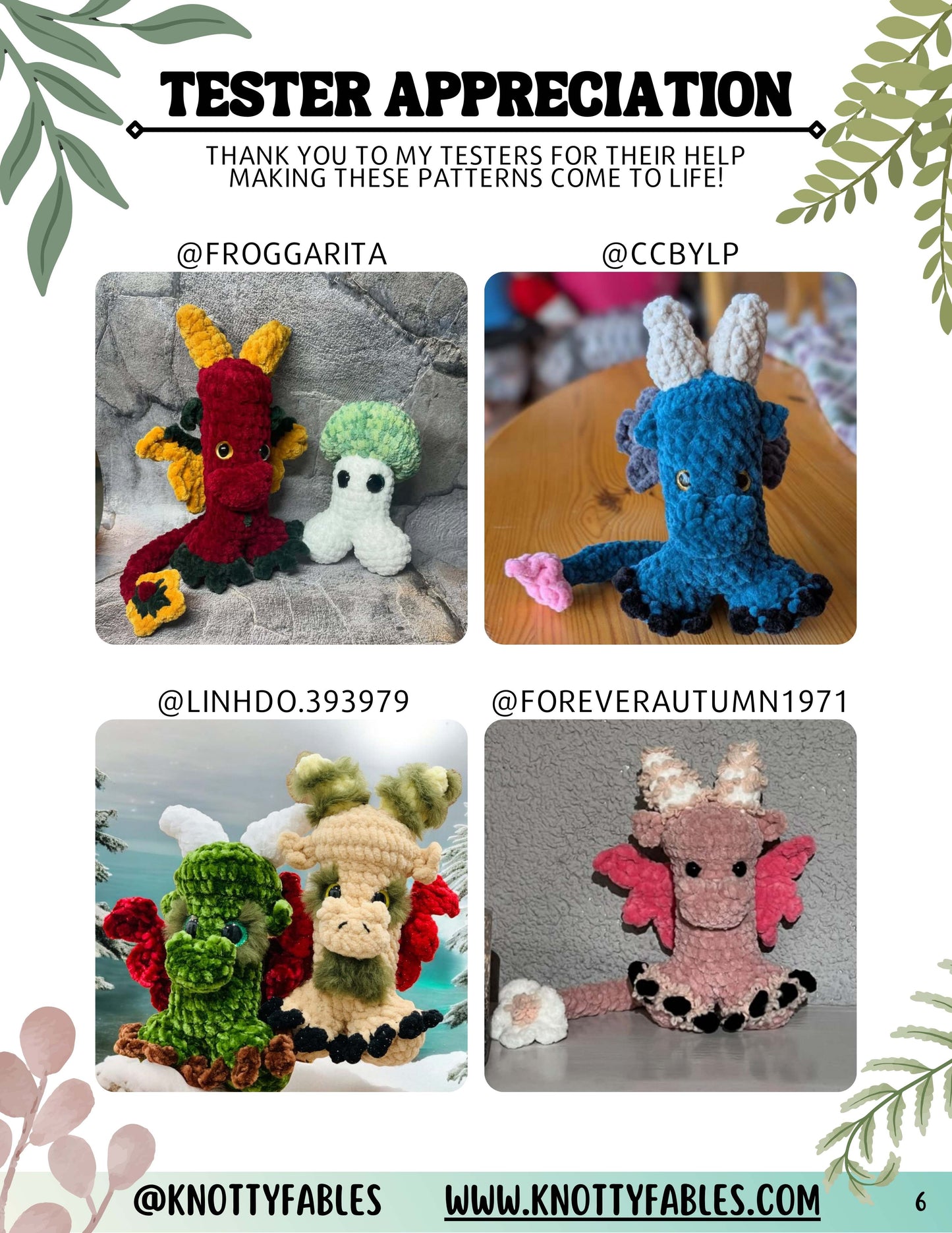 Woodland Woodies Crochet Patterns (PDF ONLY)