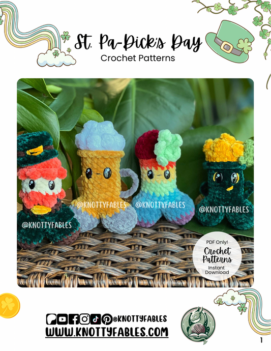 St. Pa-Dick’s Day Crochet Patterns (PDF ONLY)