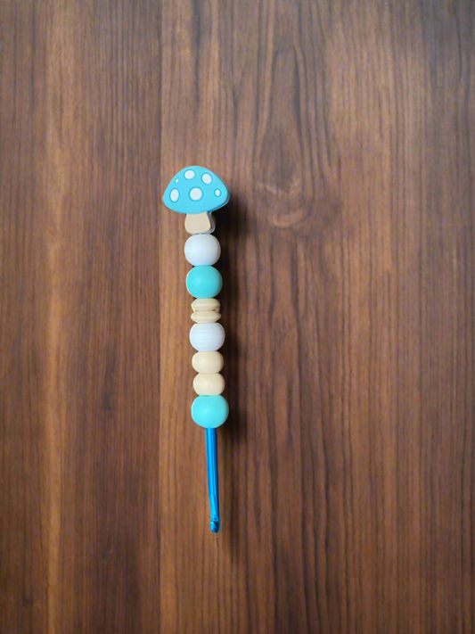 Blue Mushroom - Crochet Hook (5mm)