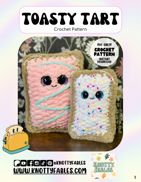 Toasty Tart Crochet Pattern (PDF ONLY)