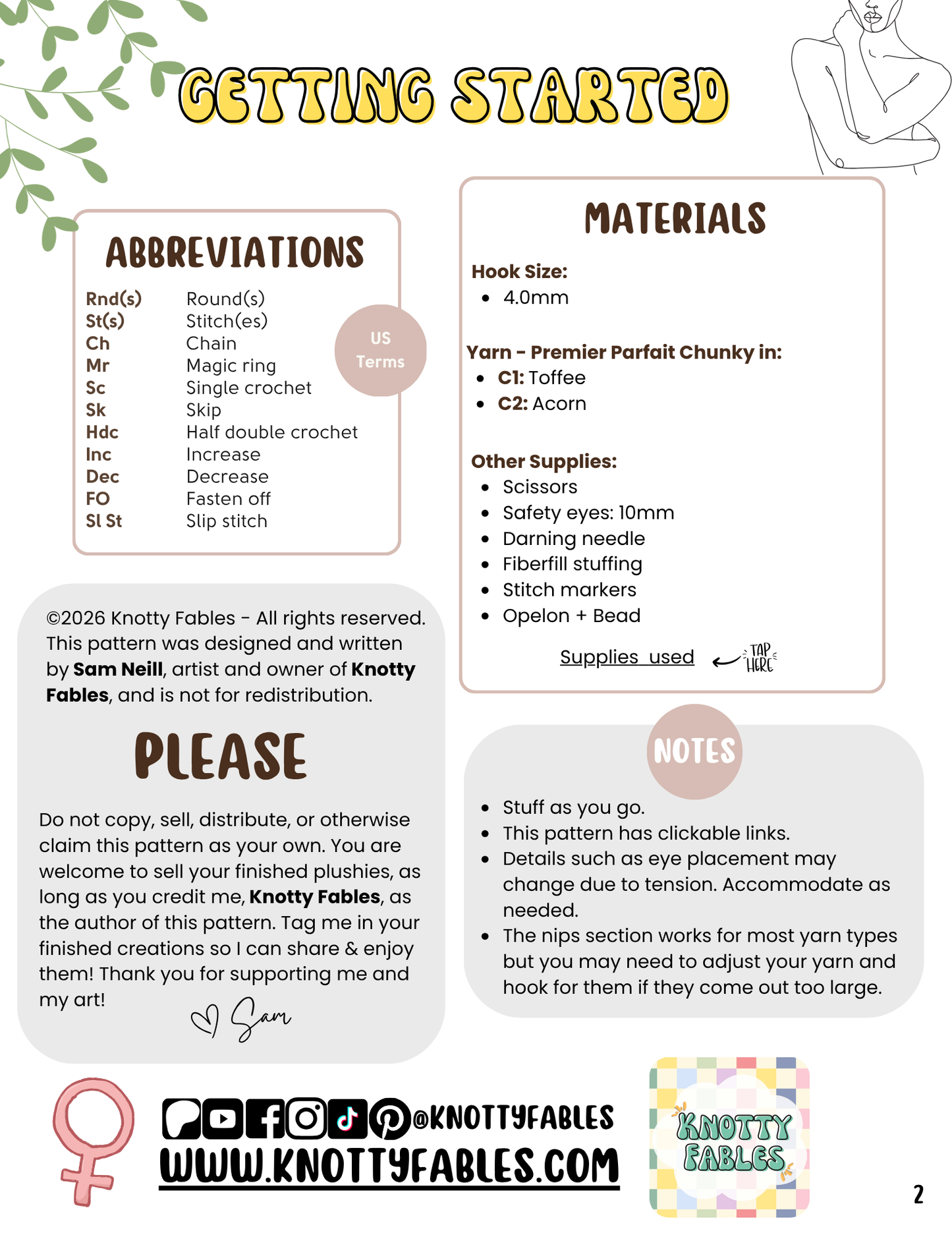 Tits & Bits Crochet Patterns (PDF ONLY)