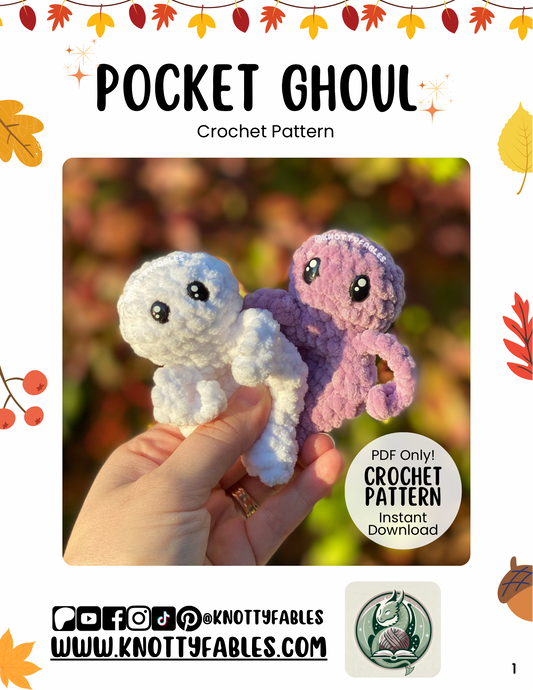 Pocket Ghoul Crochet Pattern (PDF ONLY)