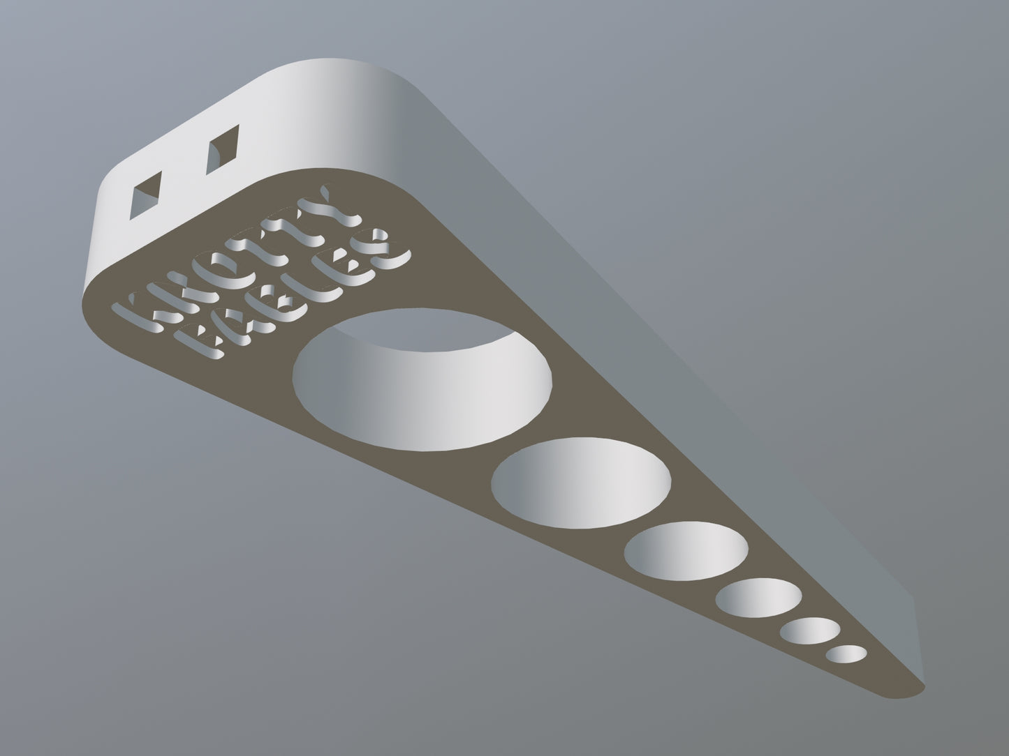 3D Printable Triangle Safety Eye Gizmo (OBJ File)