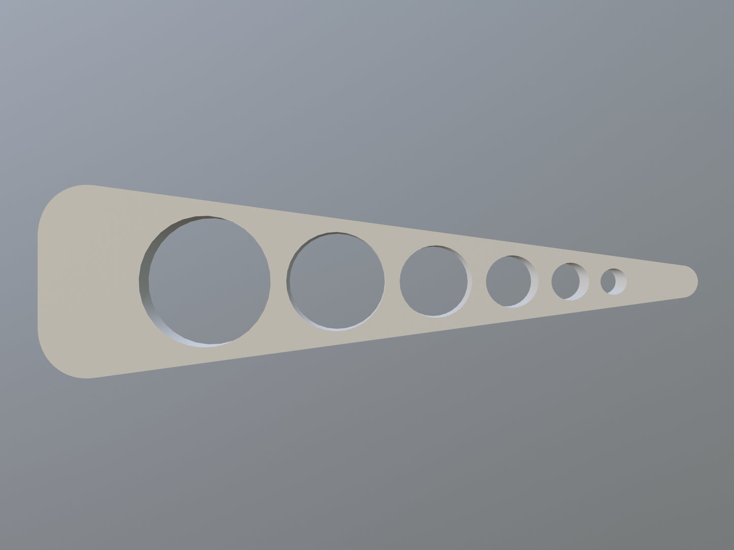 3D Printable Triangle Safety Eye Gizmo (OBJ File)