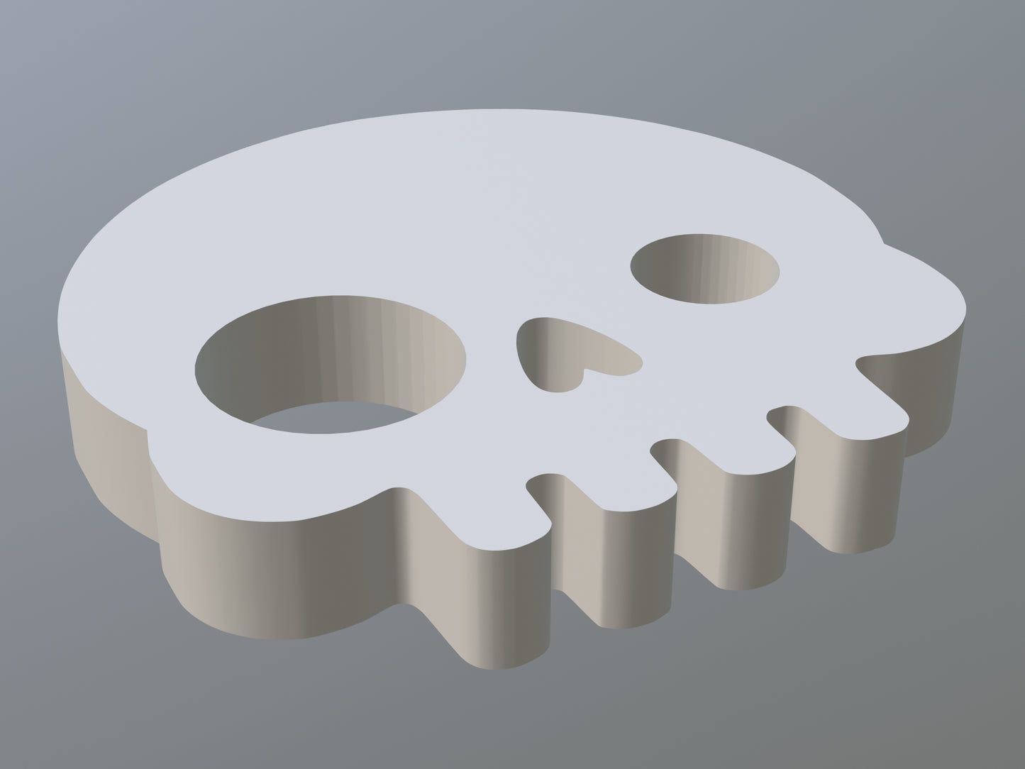 3D Printable Skull Safety Eye Gizmo (OBJ File)