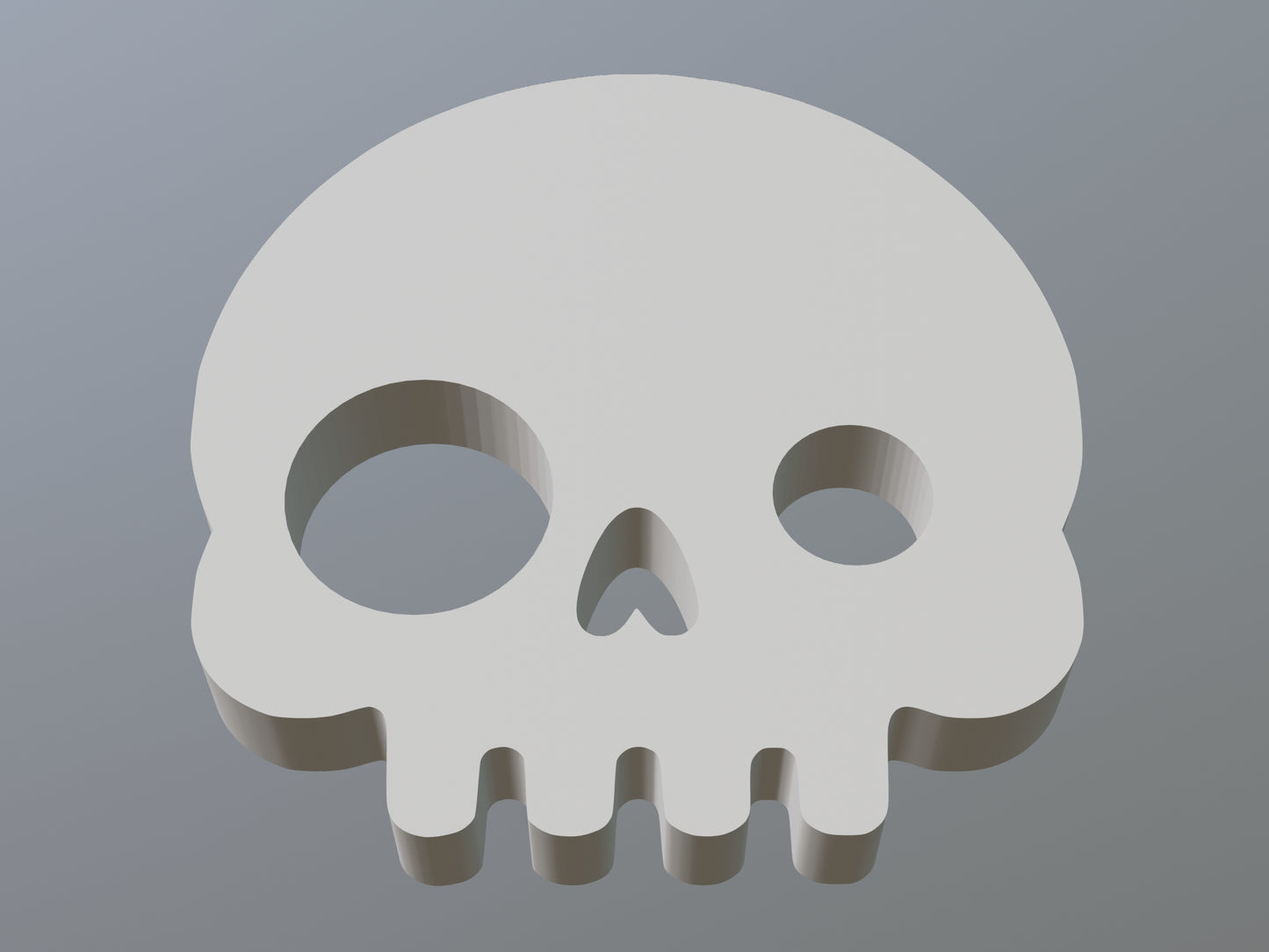 3D Printable Skull Safety Eye Gizmo (OBJ File)