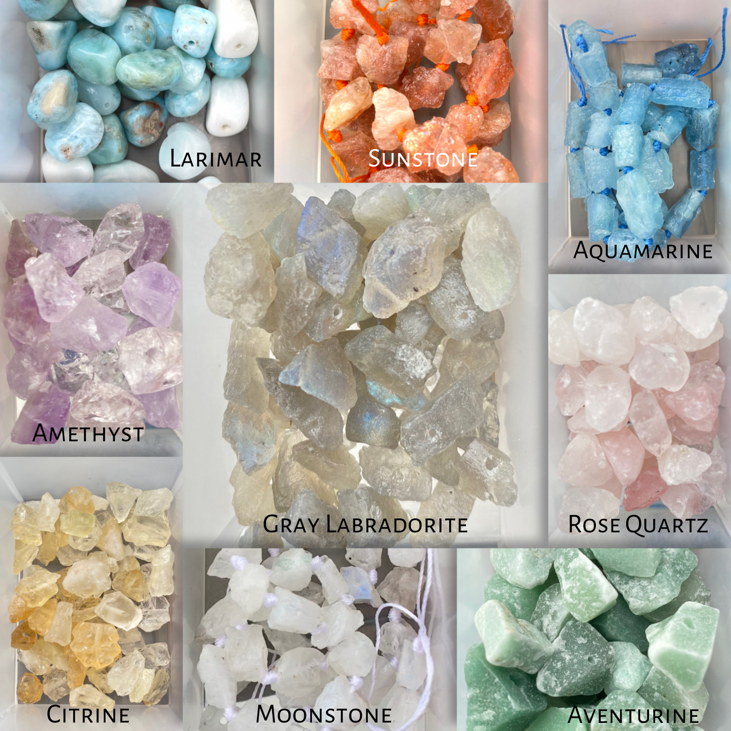 Crescent Necklace with Gemstone