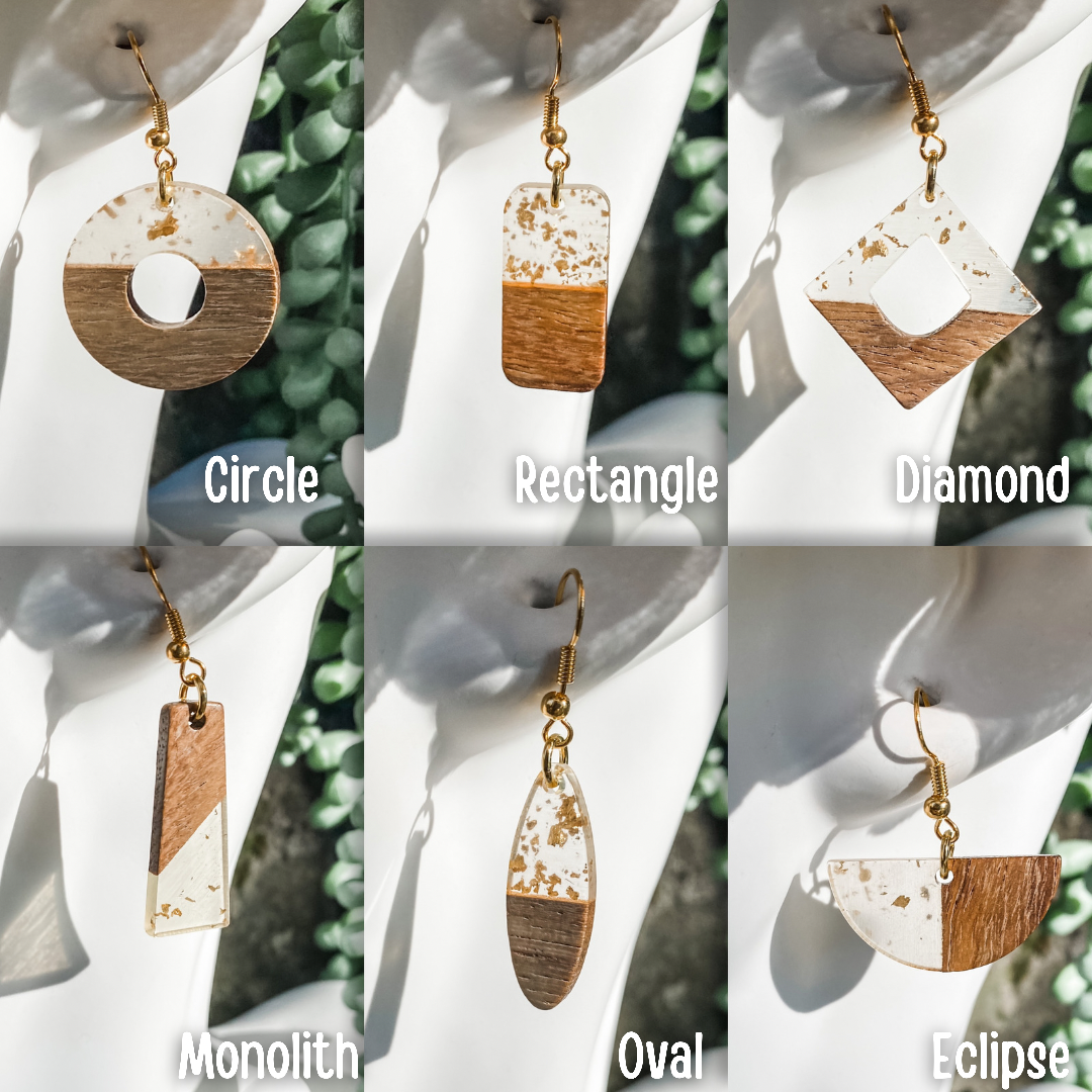 Resin/Wood Earrings