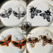 Load image into Gallery viewer, Deadly Moth Series Earrings
