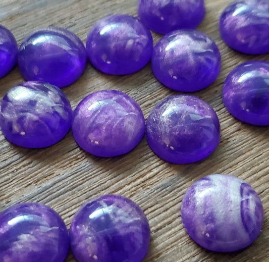 Purple Pearl Earrings