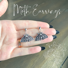 Load image into Gallery viewer, Moth Earrings
