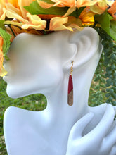 Load image into Gallery viewer, Teardrop Resin/Wood Earrings
